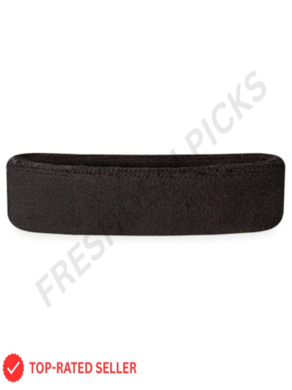 Moisture-Wicking Cotton Terry Workout Sweatband Headband